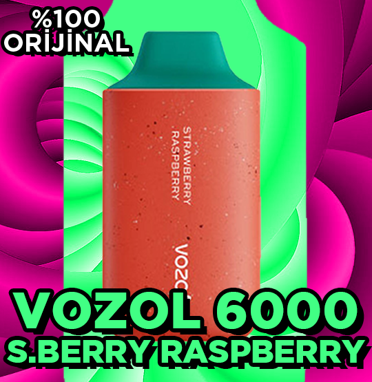 Vozol Star 6000 Strawberry Raspberry